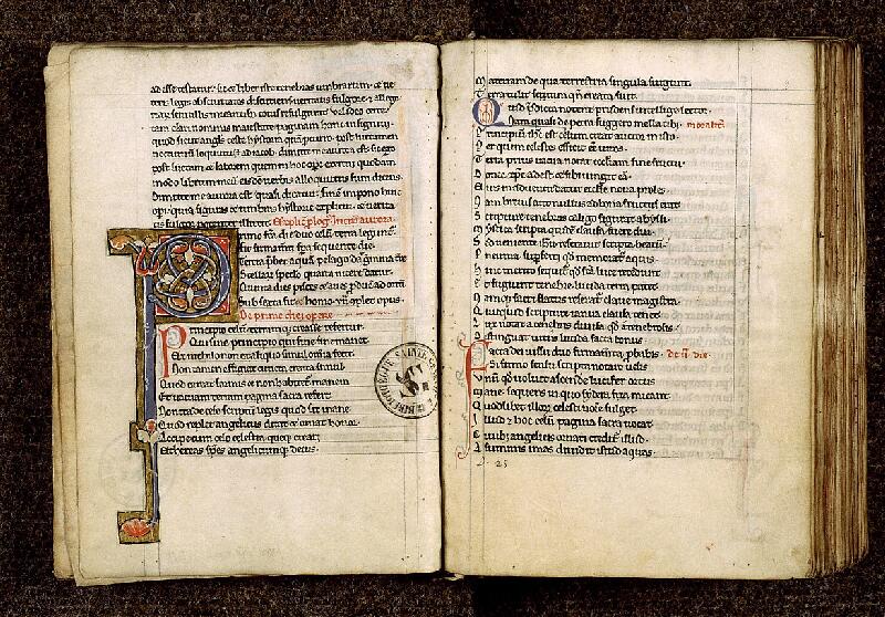 Paris, Bibl. Sainte-Geneviève, ms. 2598, f. 001v-002
