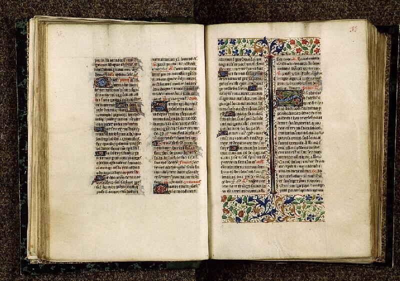 Paris, Bibl. Sainte-Geneviève, ms. 2625, f. 031v-032 - vue 2