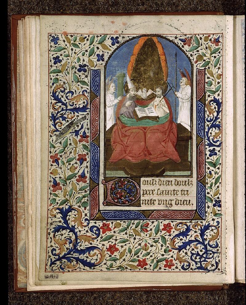 Paris, Bibl. Sainte-Geneviève, ms. 2695, f. 002v - vue 1