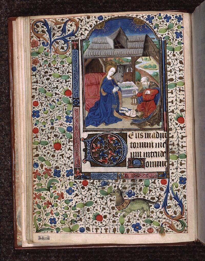 Paris, Bibl. Sainte-Geneviève, ms. 2695, f. 005v - vue 1