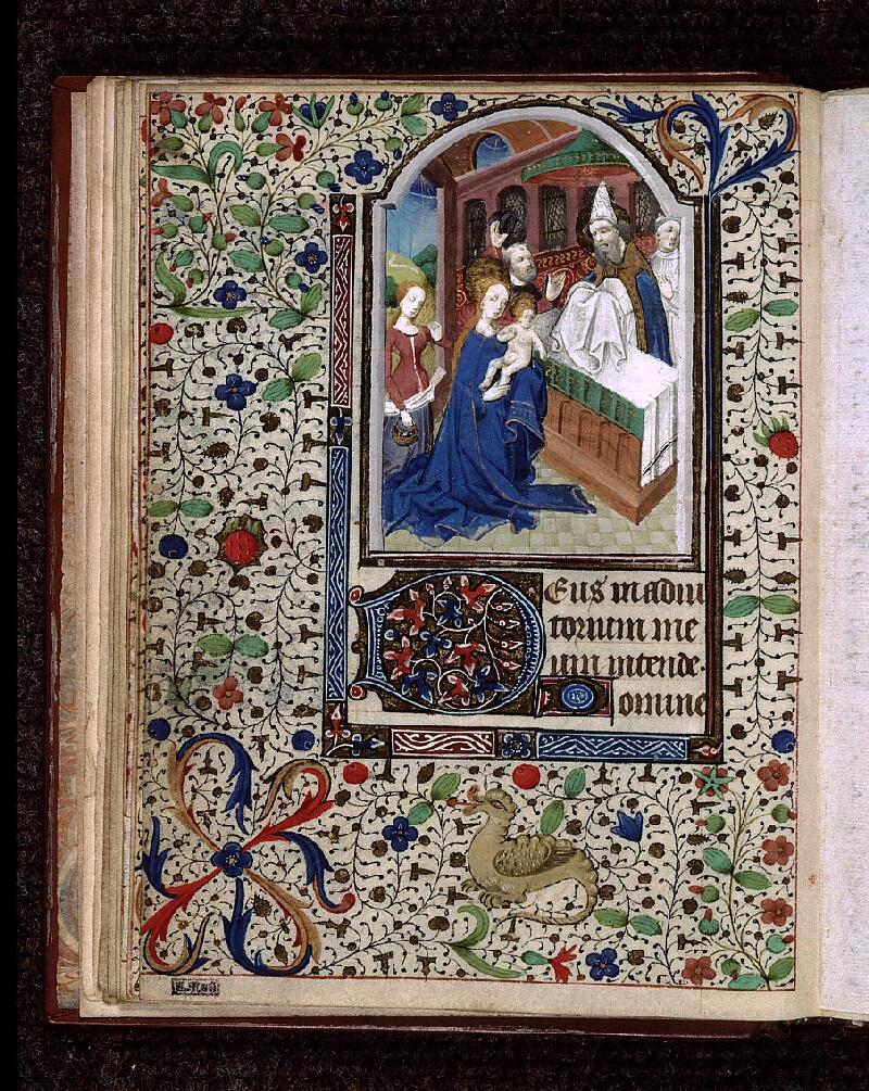 Paris, Bibl. Sainte-Geneviève, ms. 2695, f. 007v - vue 1
