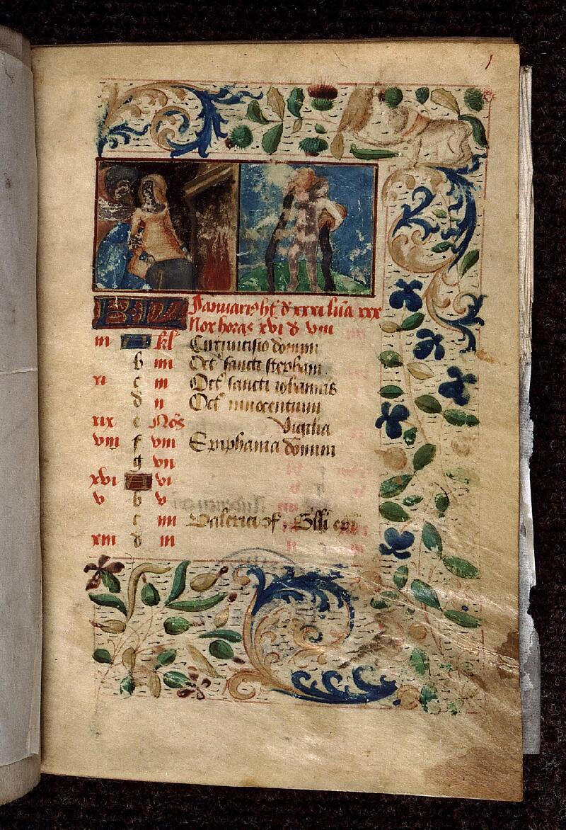 Paris, Bibl. Sainte-Geneviève, ms. 2697, f. 001 - vue 2