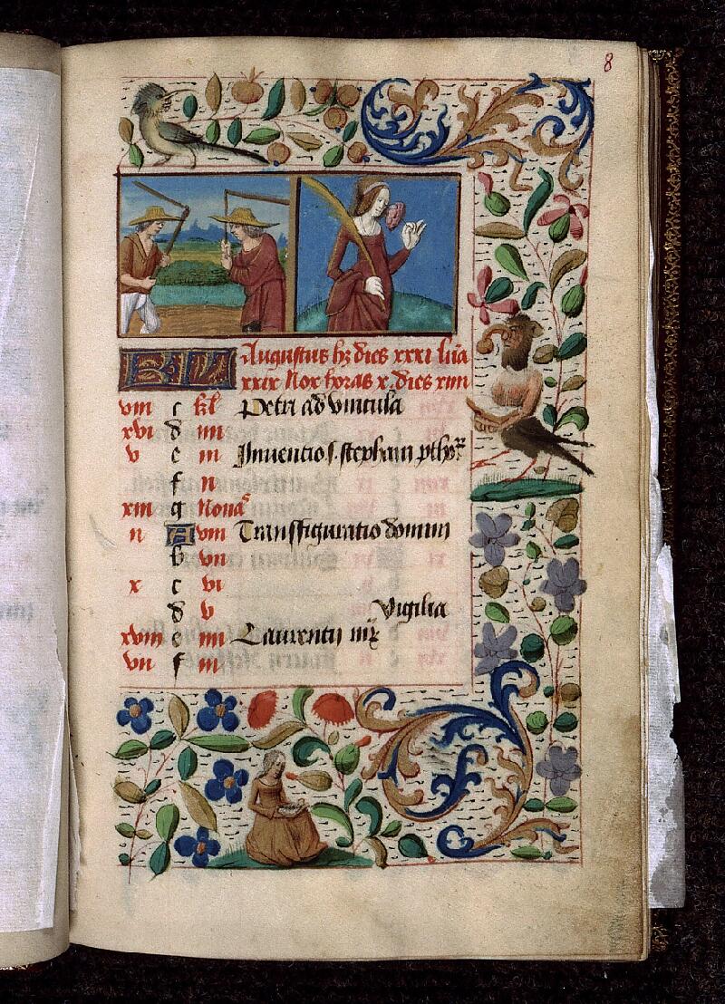 Paris, Bibl. Sainte-Geneviève, ms. 2697, f. 008 - vue 1