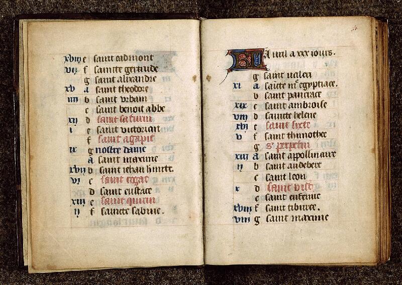 Paris, Bibl. Sainte-Geneviève, ms. 2703, f. 003v-004 - vue 2