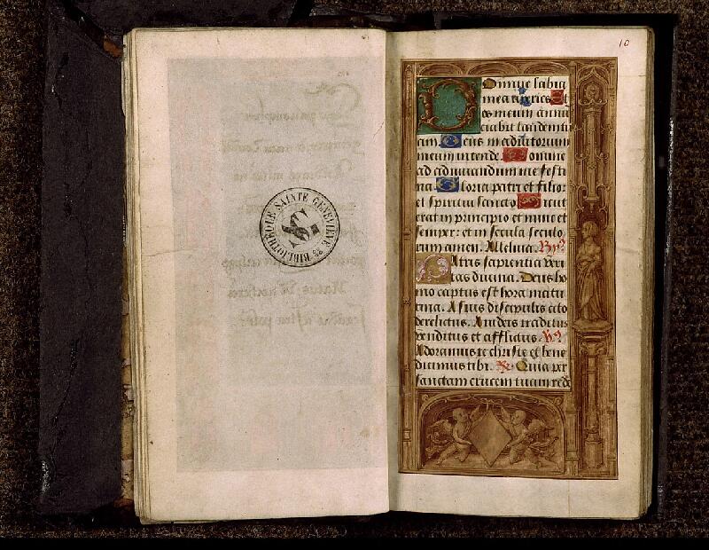 Paris, Bibl. Sainte-Geneviève, ms. 2708, f. 009v-010
