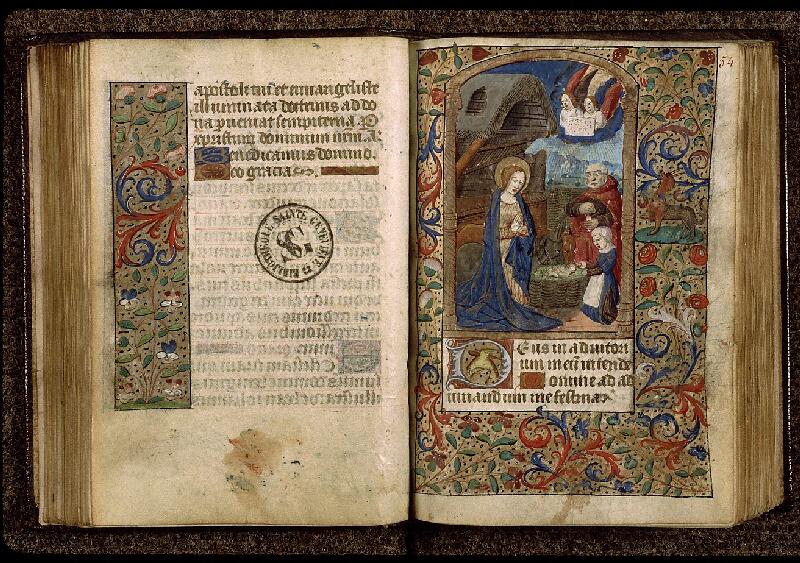 Paris, Bibl. Sainte-Geneviève, ms. 2710, f. 053v-054