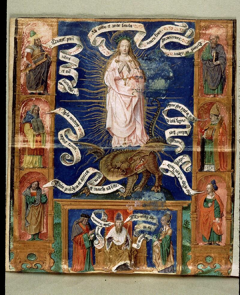 Paris, Bibl. Sainte-Geneviève, ms. 2734, f. 025v - vue 1
