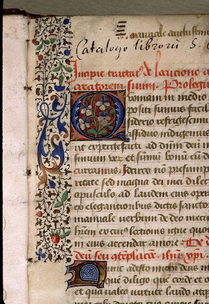 Paris, Bibl. Sainte-Geneviève, ms. 2764, f. 002