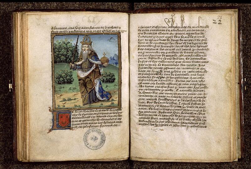 Paris, Bibl. Sainte-Geneviève, ms. 3005, f. 022v-023