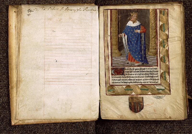 Paris, Bibl. Sainte-Geneviève, ms. 3034, f. 001 - vue 2