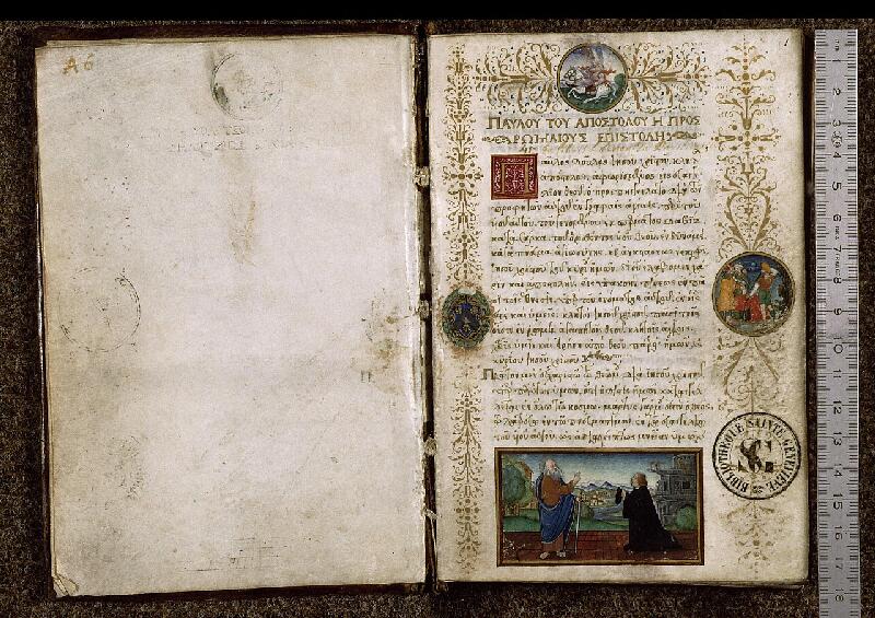 Paris, Bibl. Sainte-Geneviève, ms. 3399, f. 001 - vue 1