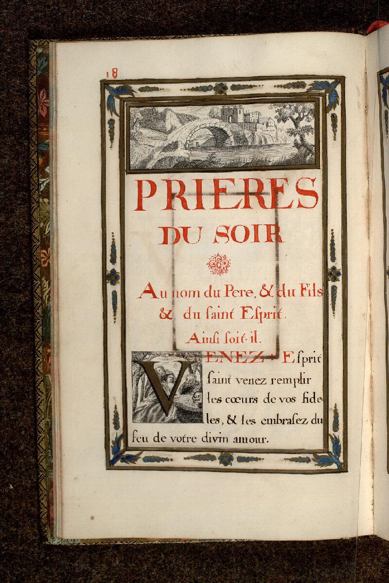 Paris, Bibl. de l'Institut de France, ms. 0003, p. 018