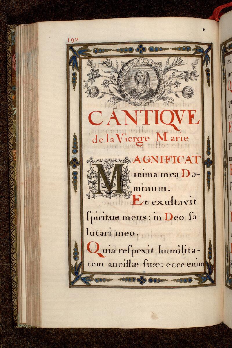 Paris, Bibl. de l'Institut de France, ms. 0003, p. 192