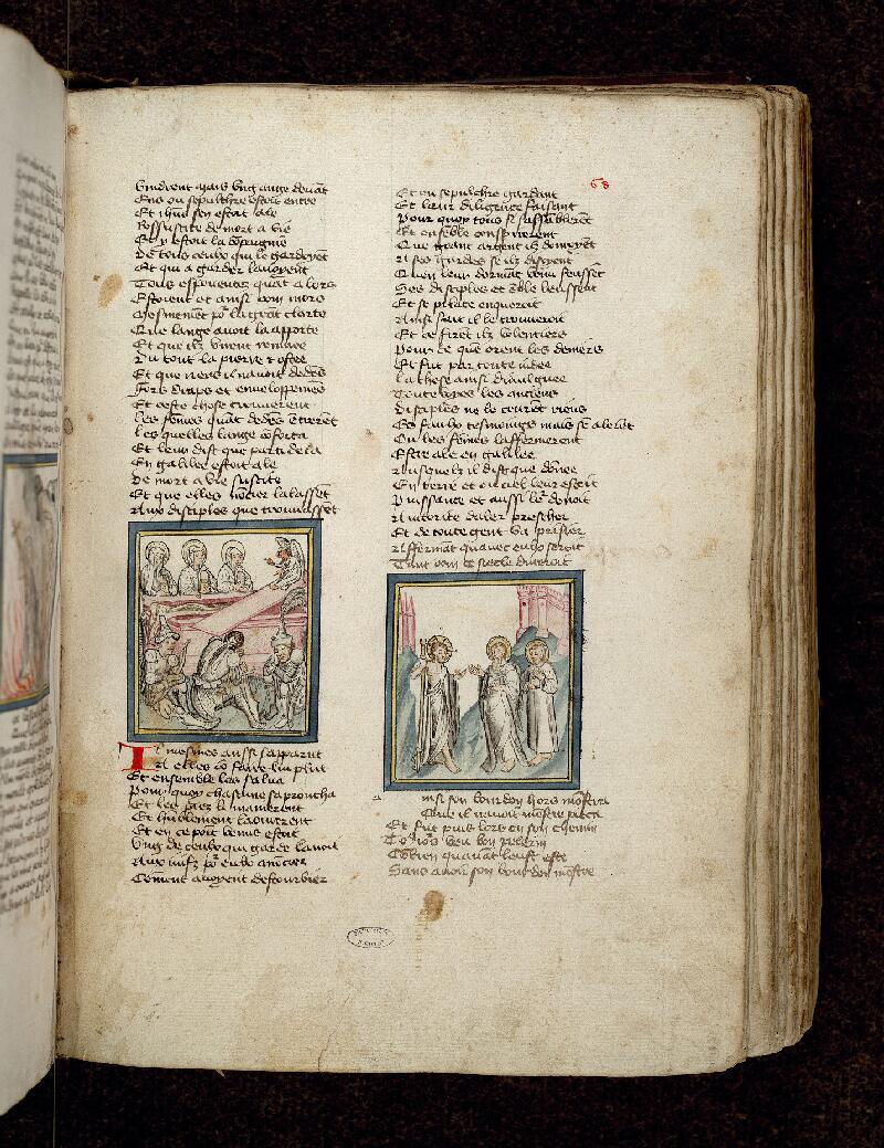 Paris, Bibl. de l'Institut de France, ms. 0009, f. 068 - vue 1