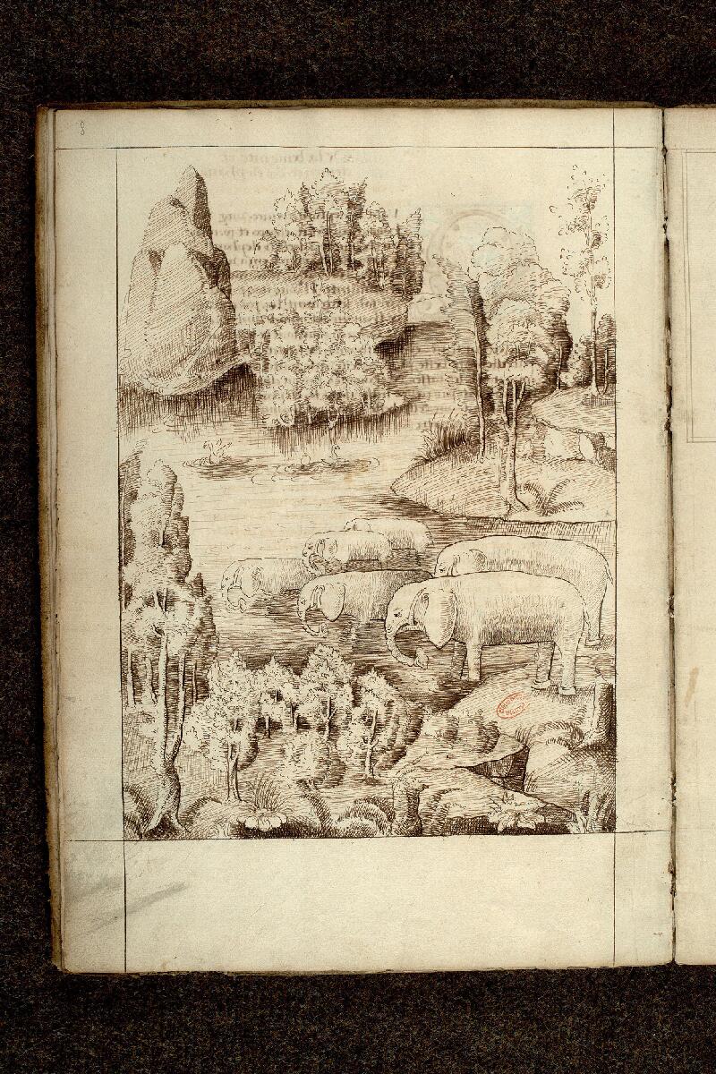 Paris, Bibl. de l'Institut de France, ms. 0270, p. 008