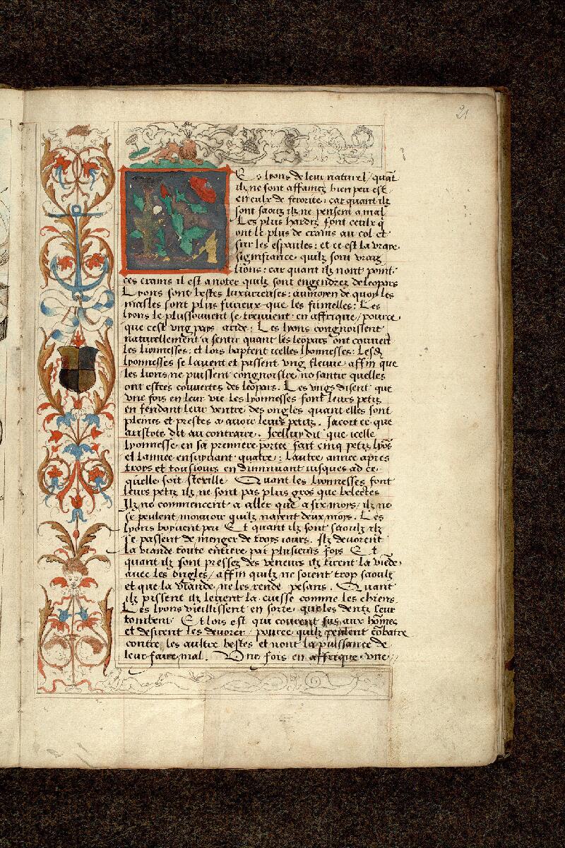 Paris, Bibl. de l'Institut de France, ms. 0270, p. 021