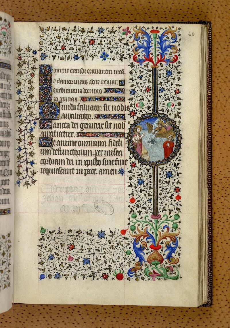 Paris, Bibl. de l'Institut de France, ms. 0547, f. 040 - vue 1