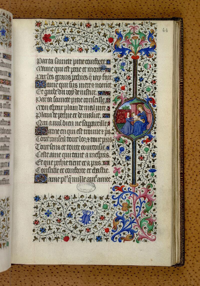 Paris, Bibl. de l'Institut de France, ms. 0547, f. 044 - vue 1