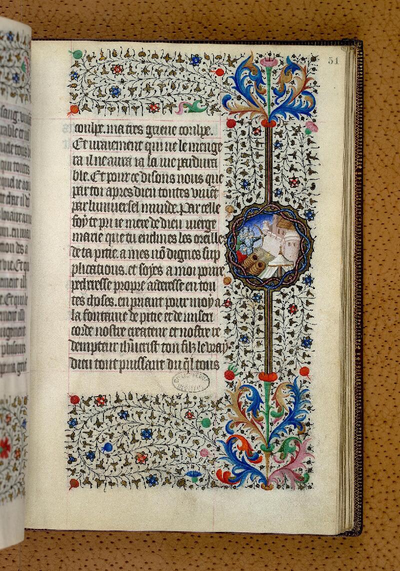 Paris, Bibl. de l'Institut de France, ms. 0547, f. 051 - vue 1