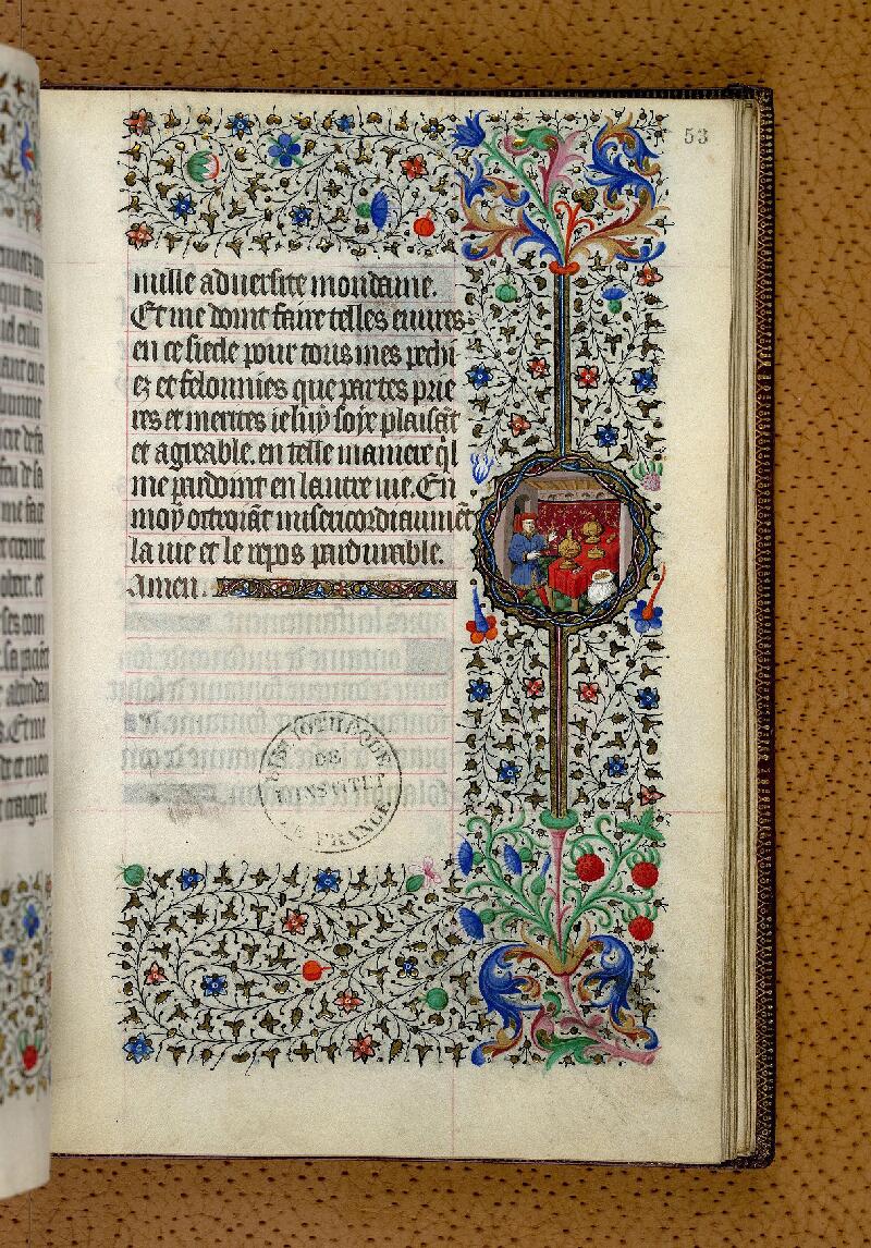 Paris, Bibl. de l'Institut de France, ms. 0547, f. 053 - vue 1