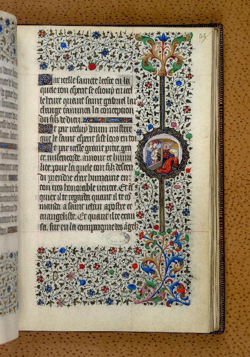 Paris, Bibl. de l'Institut de France, ms. 0547, f. 054 - vue 1