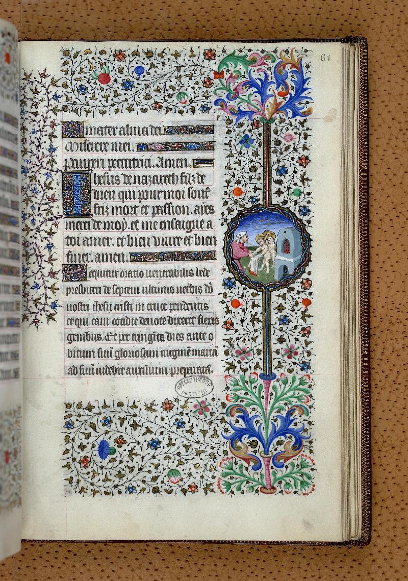 Paris, Bibl. de l'Institut de France, ms. 0547, f. 061 - vue 1
