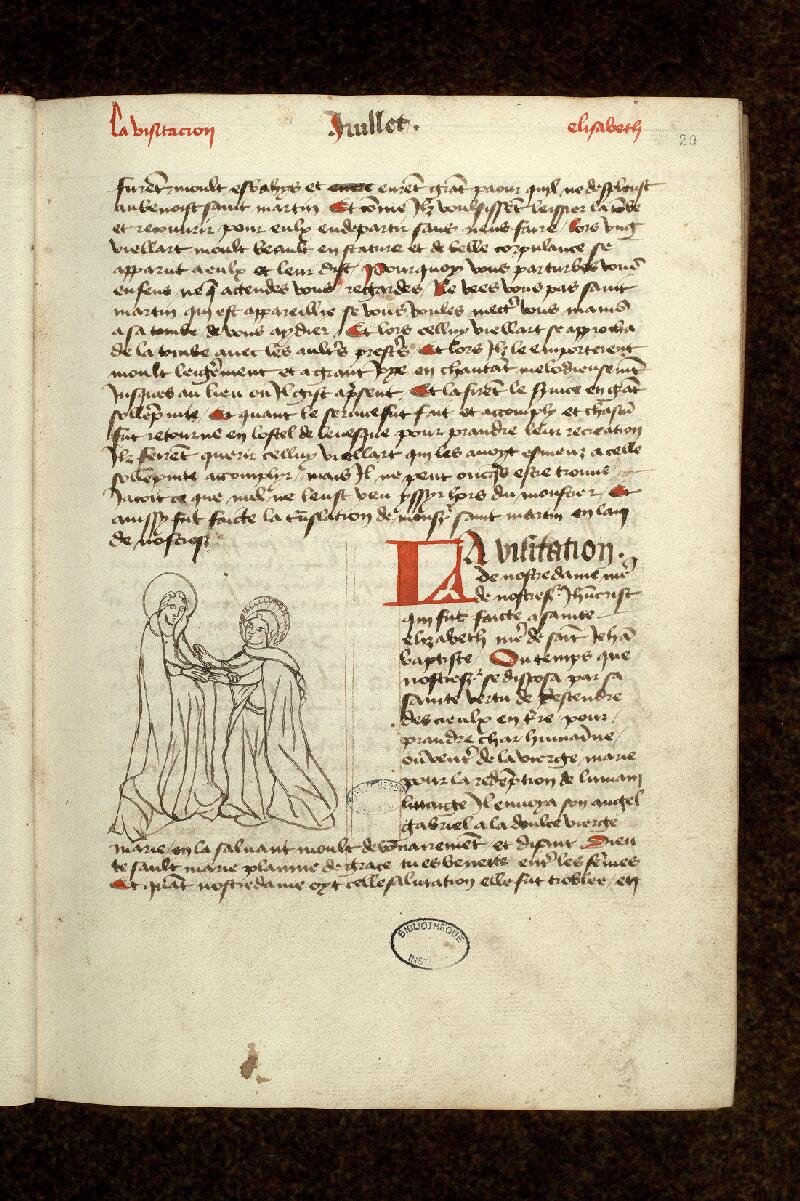 Paris, Bibl. de l'Institut de France, ms. 0663, f. 020 - vue 1