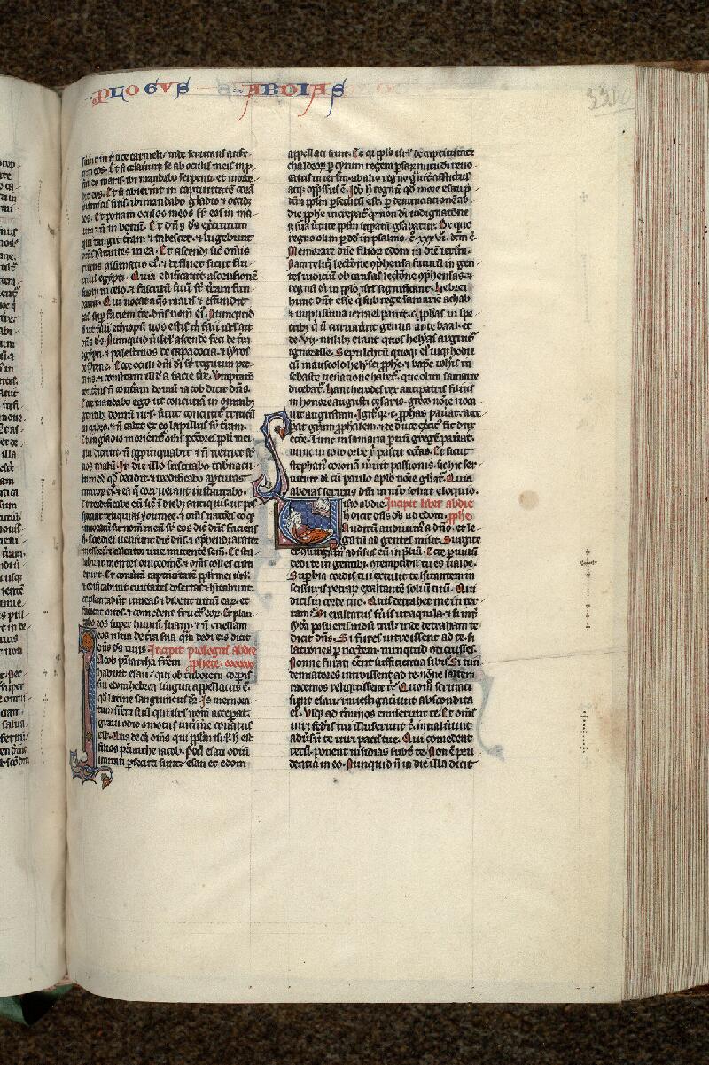 Paris, Bibl. Mazarine, ms. 0009, f. 331 - vue 1