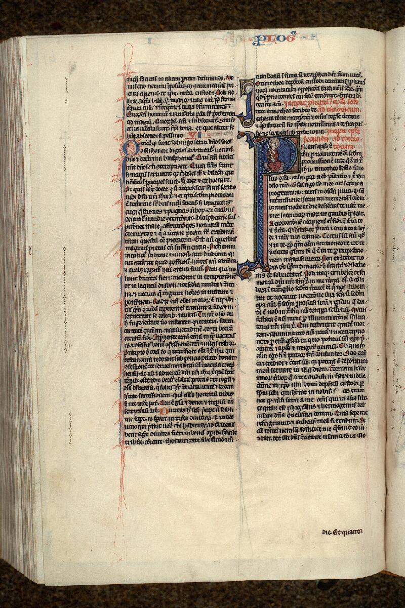 Paris, Bibl. Mazarine, ms. 0009, f. 418v - vue 1