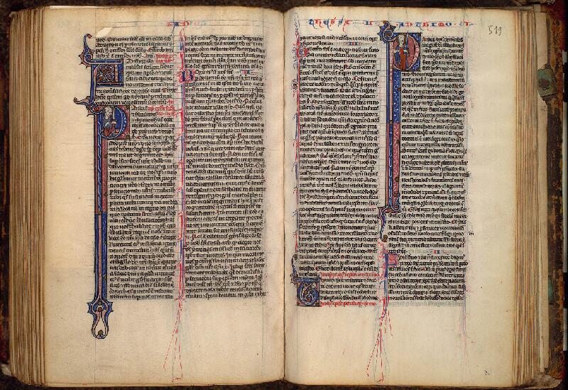 Paris, Bibl. Mazarine, ms. 0021, f. 518v-519