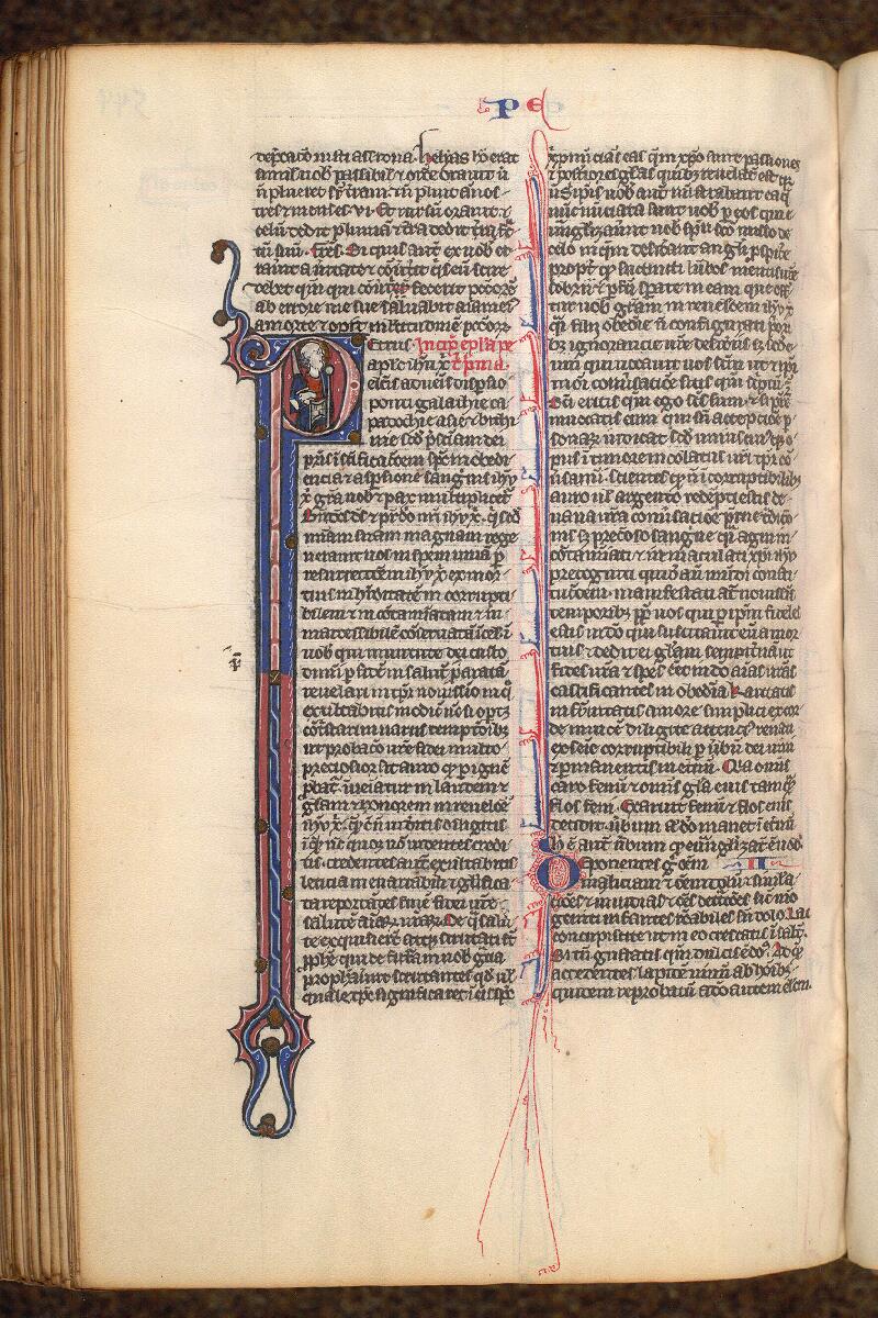 Paris, Bibl. Mazarine, ms. 0021, f. 544v - vue 1
