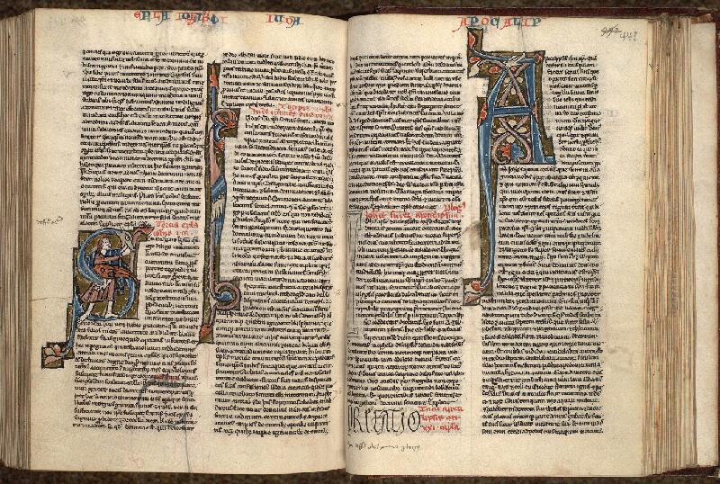 Paris, Bibl. Mazarine, ms. 0023, f. 447v-448