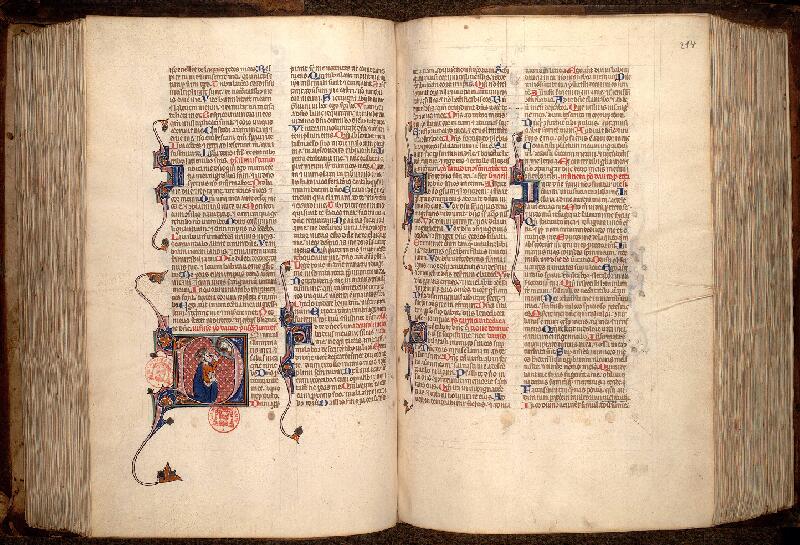 Paris, Bibl. Mazarine, ms. 0029, f. 213v-214