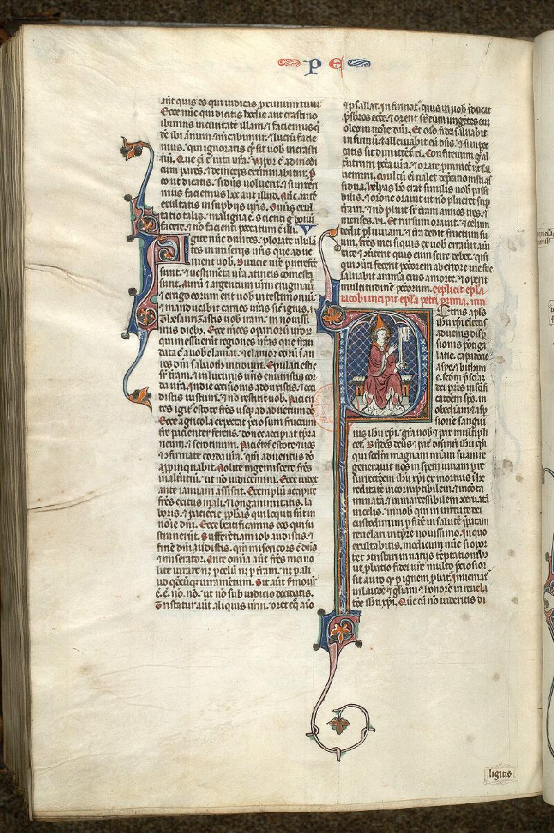 Paris, Bibl. Mazarine, ms. 0029, f. 500v - vue 1