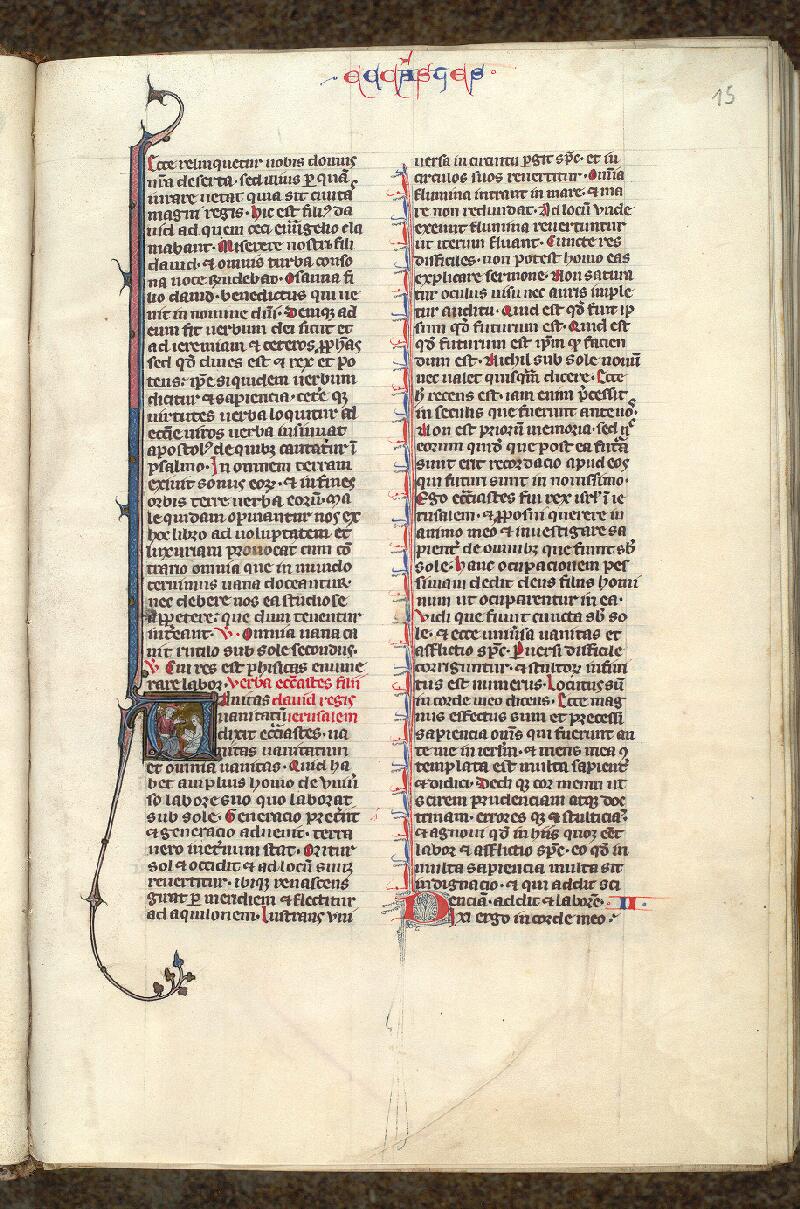 Paris, Bibl. Mazarine, ms. 0030, f. 015 - vue 1