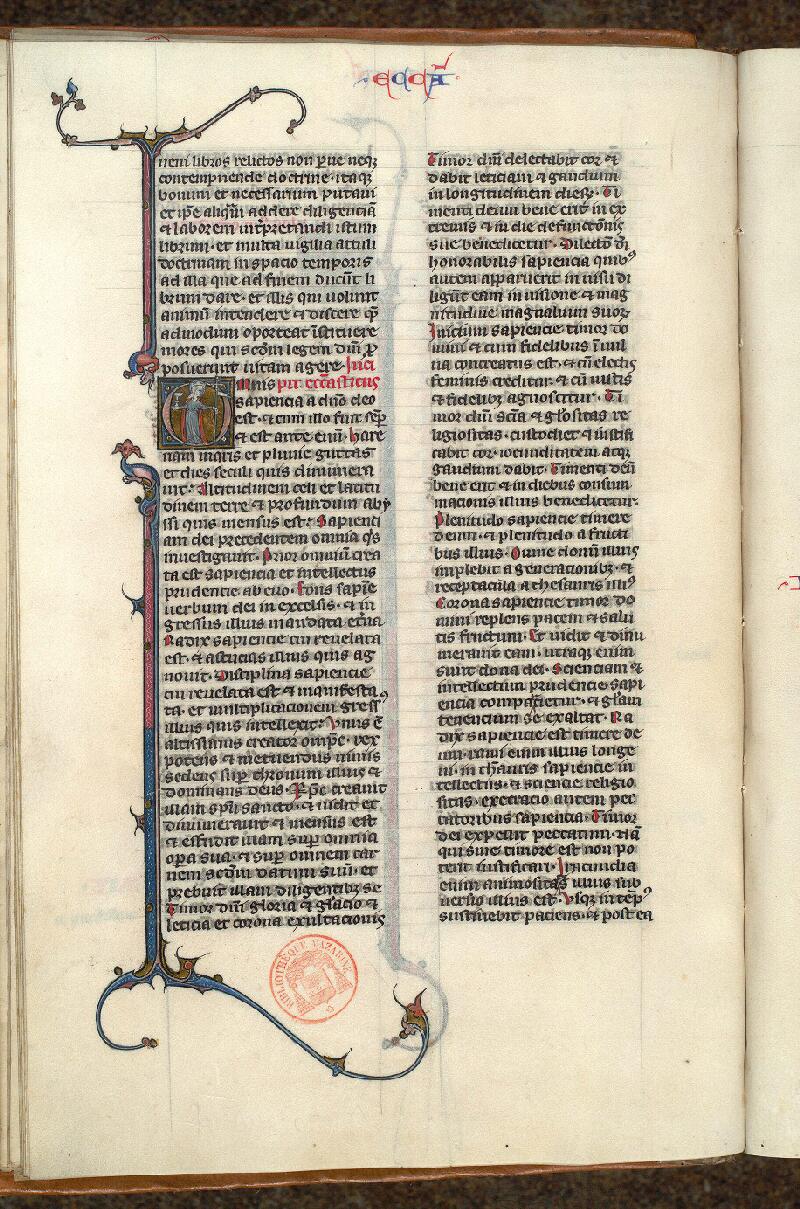 Paris, Bibl. Mazarine, ms. 0030, f. 031v - vue 1