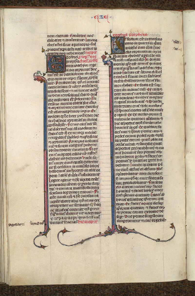 Paris, Bibl. Mazarine, ms. 0030, f. 123v - vue 1