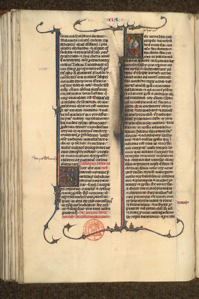 Paris, Bibl. Mazarine, ms. 0030, f. 226v - vue 1