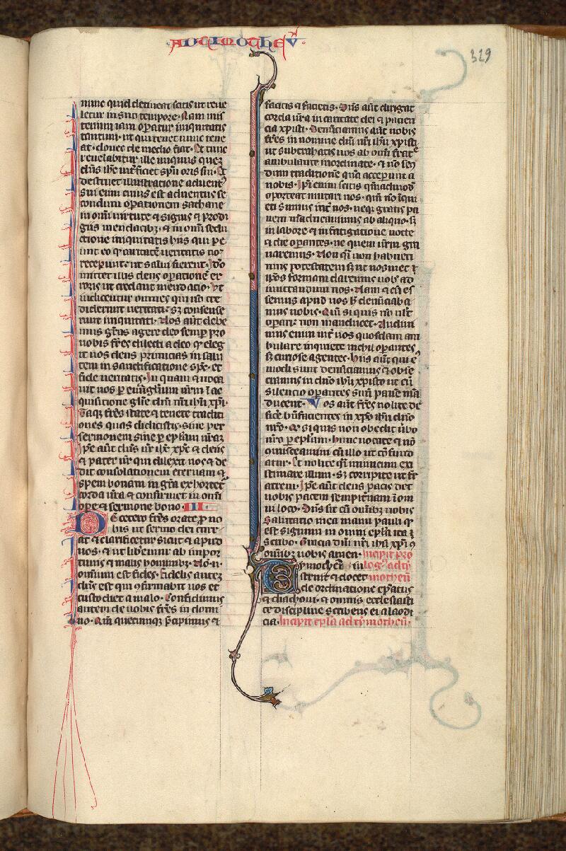 Paris, Bibl. Mazarine, ms. 0030, f. 329