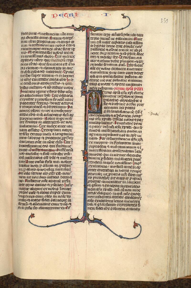 Paris, Bibl. Mazarine, ms. 0030, f. 359 - vue 1