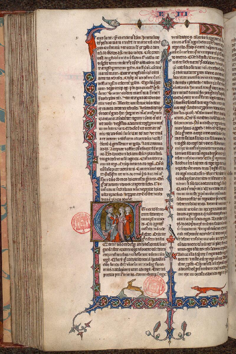 Paris, Bibl. Mazarine, ms. 0034, f. 121v - vue 1
