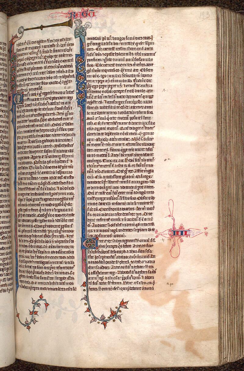 Paris, Bibl. Mazarine, ms. 0034, f. 123