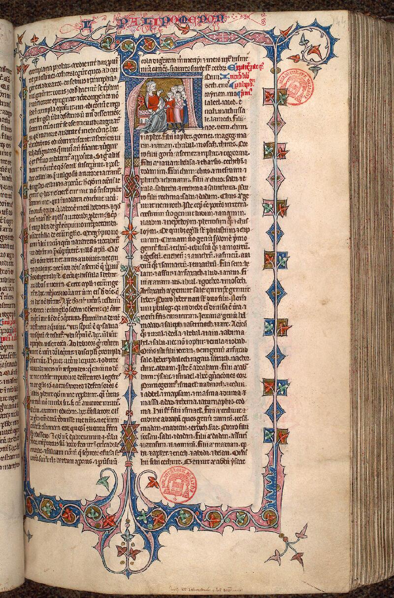 Paris, Bibl. Mazarine, ms. 0034, f. 144 - vue 1