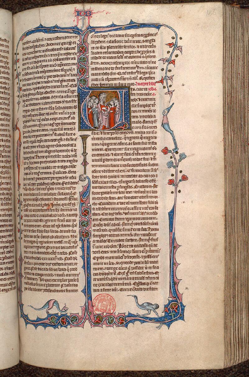 Paris, Bibl. Mazarine, ms. 0034, f. 188 - vue 1