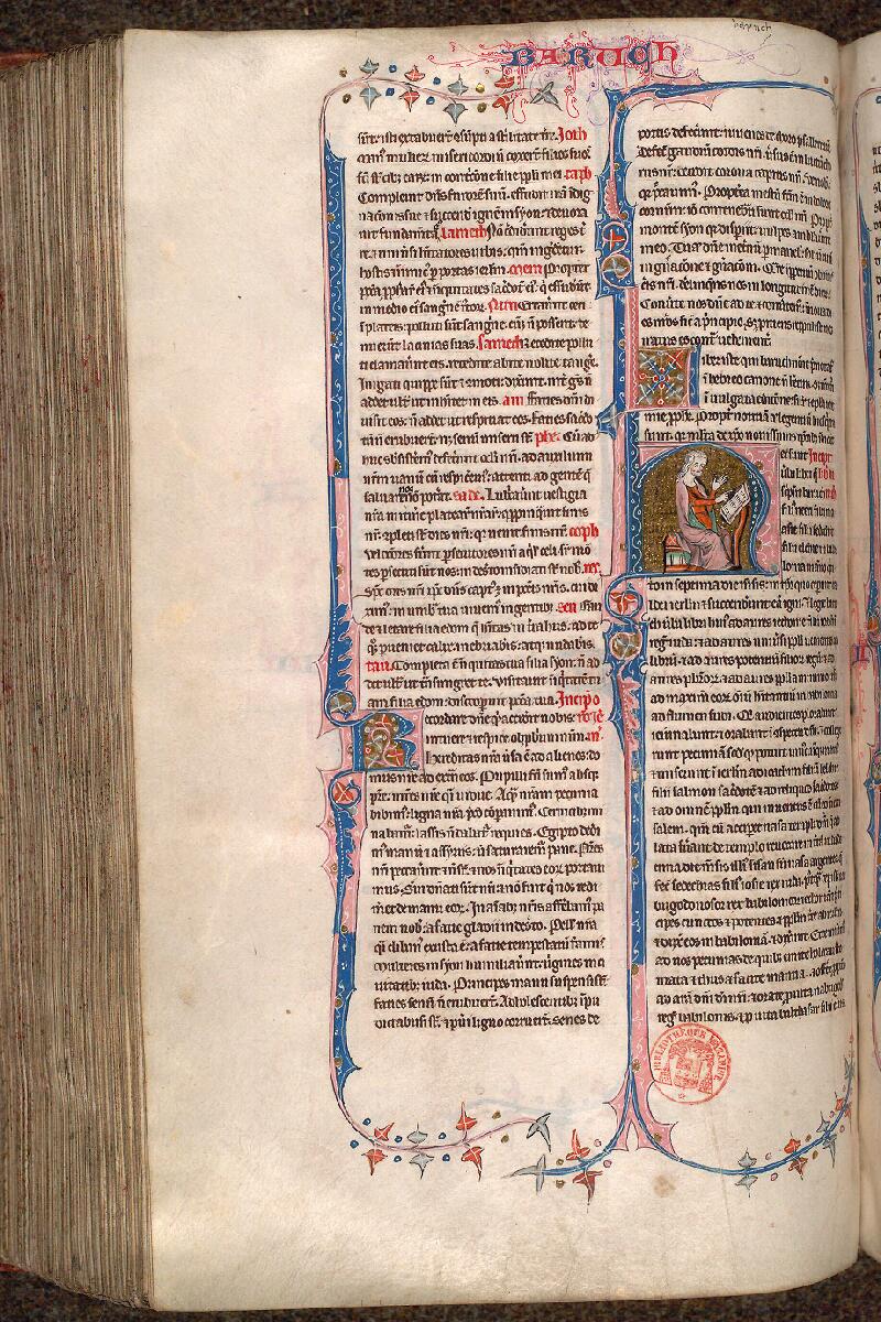 Paris, Bibl. Mazarine, ms. 0034, f. 247v - vue 1