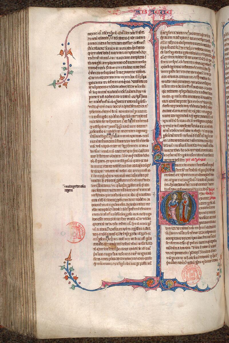 Paris, Bibl. Mazarine, ms. 0034, f. 282v - vue 1