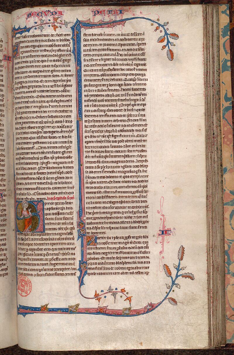 Paris, Bibl. Mazarine, ms. 0034, f. 402 - vue 1