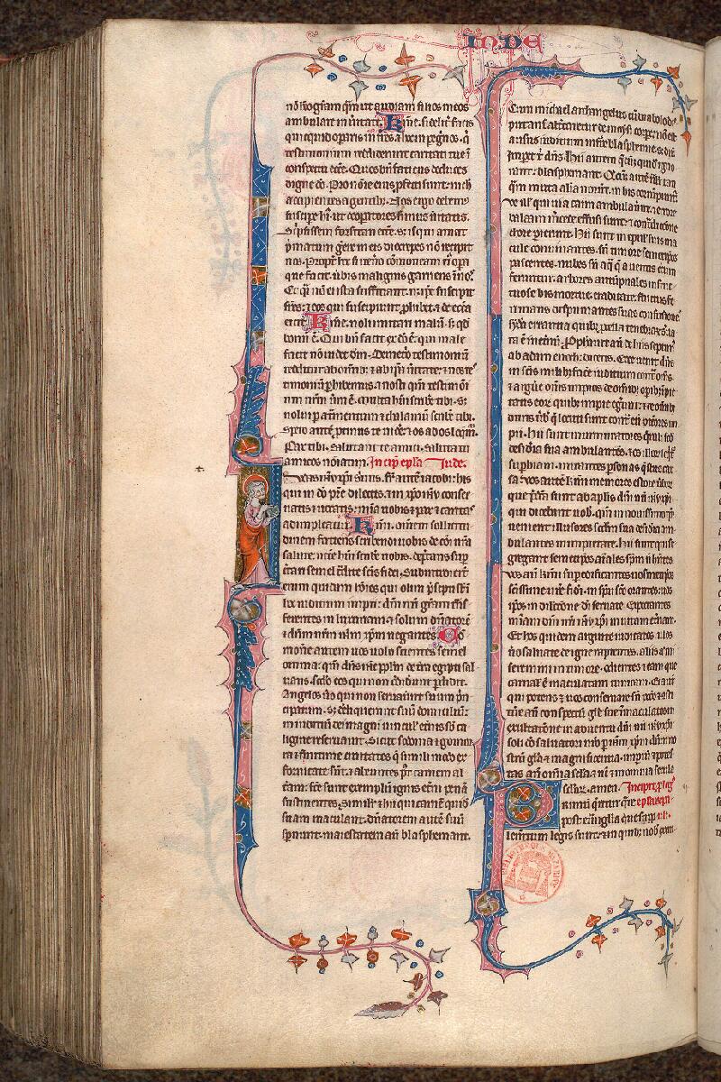Paris, Bibl. Mazarine, ms. 0034, f. 404v - vue 1