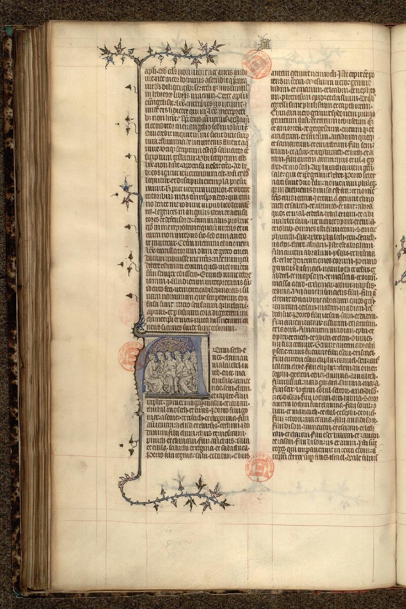 Paris, Bibl. Mazarine, ms. 0042, f. 083v - vue 1
