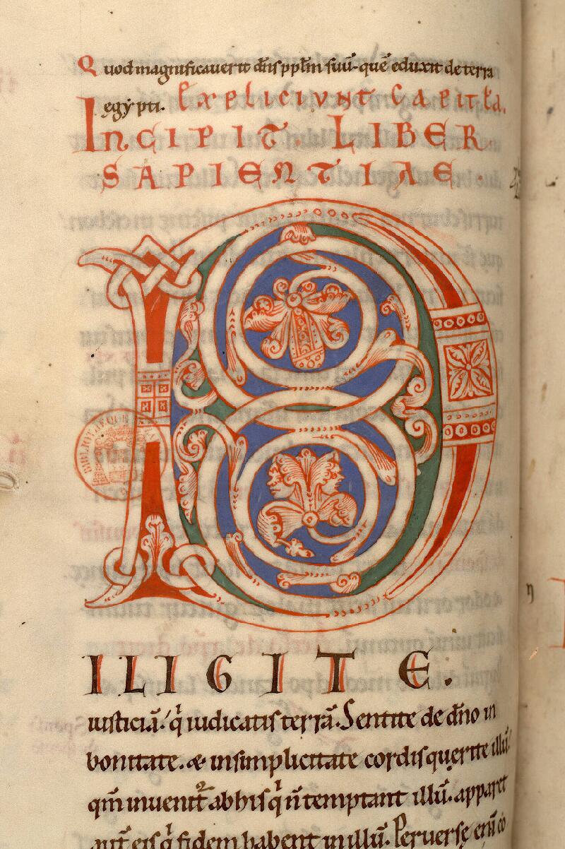 Paris, Bibl. Mazarine, ms. 0044, f. 109v
